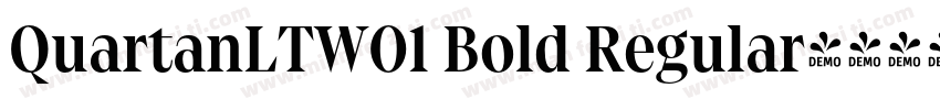 QuartanLTW01 Bold Regular字体转换